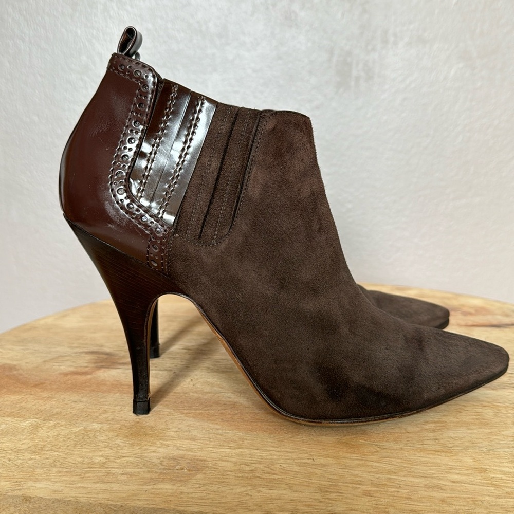 Moschino Suede/Leather Booties